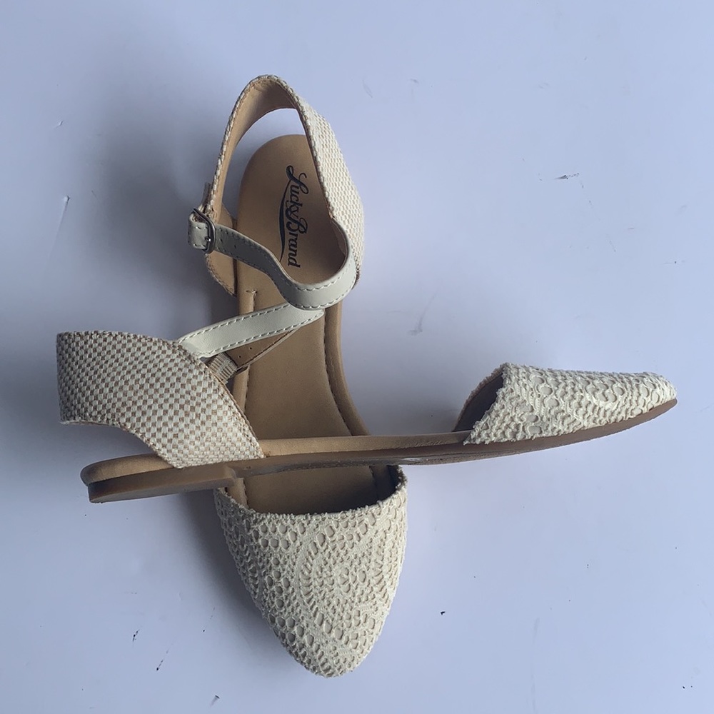 Lucky Brand Lace Sandals 7.5 - Picture 4 of 7